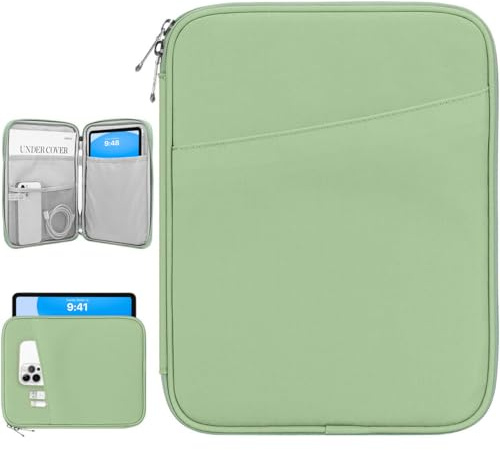 Dadanism 9-11 Zoll Tablet Sleeve Tasche, Armee Grün | für iPad Air 11 M4/M3, iPad Pro 11 M5, iPad (A16) 11, iPad 10. Gen/Air 5 10,9, iPad 9/8/7. Gen 10,2, Galaxy Tab A11+ 11