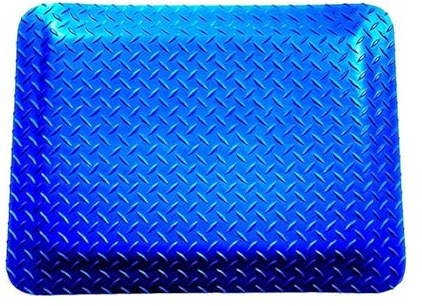 Anti-Ermüdungsmatte for Steharbeitsplätze, ergonomische Arbeitsplatzmatte for mehr Komfort beim Stehen und Laufen, robuste industrielle Anti-Ermüdungsmatte (Color : Bule, Size : 60x90cm/23.62x35.43i