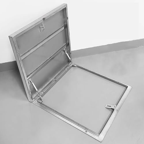 Dachfenster Dachlukentür Aus Stahl, Notausgangsdeckel, Dachbodenausstiegsluke, Notausstiegsfenster, Schachtabdeckungen, Deckenlukendeckel mit Gasdruckfedern und Riegelschloss, Wartungsdeckel(75x75cm(2