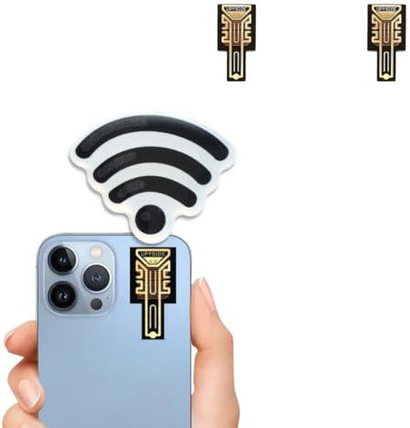 Lilly & Sacha 2PCS Signal Enhancement Sticker Portable Signal Amplifier Amplifier Antenna Booster Sticker