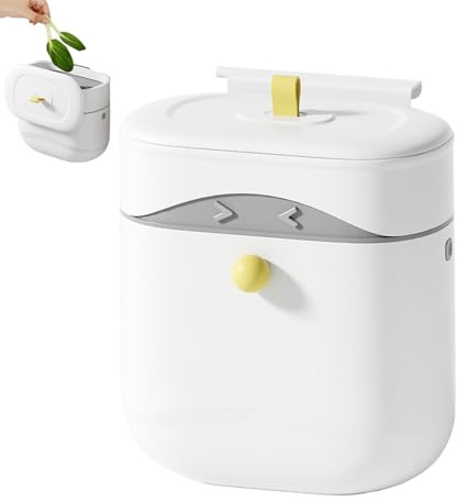 Cestino Per - Secchio Da 2,5 Galloni Montato Per Compost | Sotto Il Del Compost Di Lavandino | Bucket Di Con Banco Top Con Coperchio | Secchio Sigillato Per Salvare Spazio Per