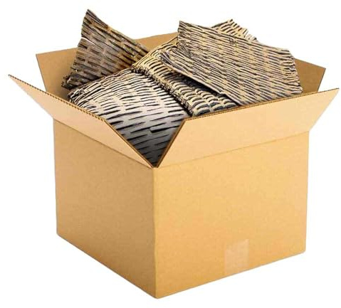 Fyllningsmaterial av kartong och papper – 10 kg – strimlat och löst – 100 % återvunnet – fraktförpackning utan plast