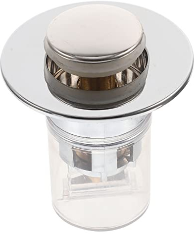 Housoutil Basin Stopper with Clogging Filter Durable Washbasin Drain Plug for Easy Cleaning Modern Design for Bathrooms and Kitchens Upgrade Copper Core Sink Plug