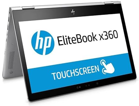 HP Elitebook X360 1030 G2 écran Tactile 2 in 1 Ordinateur Portable, 13.3(1920x1080), Intel Core i5-7300U, 16 Go de RAM, 256 Go de SSD, US QWERTY Clavier, Win11 Pro (Reconditionné)