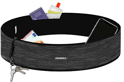 Formbelt® Laufgürtel für Handy | Laufen Ohne Wackeln, Scheuern | Jogging Gürtel mit viel Platz und bestem Komfort | für iPhone Galaxy etc. Hüfttasche Lauftasche Handytasche