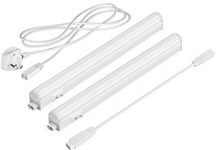 Parlat LED Under-Cabinet Lights Rigel, Each 31.3cm, 40cm Cable, Each 397lm, Warm-White, Set of 2, BS