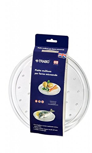 TRABO EZ007 Piatto Multiuso per Microonde 27 cm