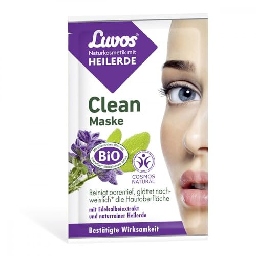 LUVOS Heilerde Clean-Maske Naturkosmetik 2X7.5 ml