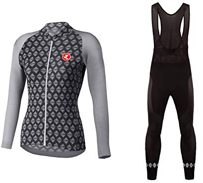 UGLY FROG Radtrikot Fahrradtrikot Fahrradbekleidung Damen Winter Thermisches Rad Trägerhose Radhose für Damen Top Outdoor Sports Radfahren Hose Fahrrad Thermo Lange Hosen Radlerhose Bibtights