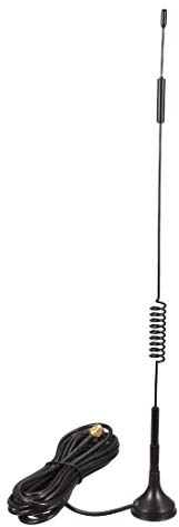 sourcing map GSM GPRS WCDMA LTE Antenna 3G 4G 12dBi RG174 700-2700MHz SMA Male Extension Cable 1 Meter Omni Direction with Magnetic Base