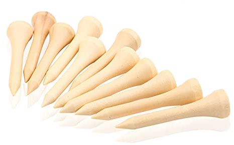 Holz Tee, Golfs Holznieten, 100 Stück/Lot 5 Größen Holz umweltfreundliche T-Shirts Höhe Bambus-T-Shirts, unzerbrechliches T-Shirt, Zubehör Ausrüstung(4.2CM)