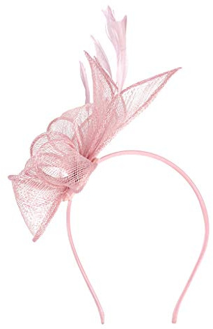 Damen Fascinator Hut Kopfschmuck Hochzeit Hüte Hat Clips Schleier Stirnband Mesh Tea Party Kopfbedeckung Frauen Pillbox Hut Haarschmuck für Cocktail Halloween Oktoberfest Gothic