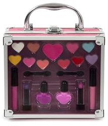 MYA Cosmetics MYA Girls Schminkkoffer für Mädchen, Kinder-Make-up-Koffer The Window, mit Lidschatten, Rouge, Lipgloss, Nagellack und Pinsel