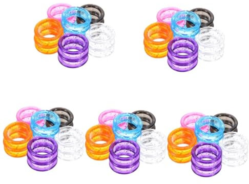 FOMIYES Juego De 5 Tijeras De Silicona Para El Cuidado De Mascotas Tijeras Para Cortar El Pelo Herramienta De Peluquería 12 Unidades X 5