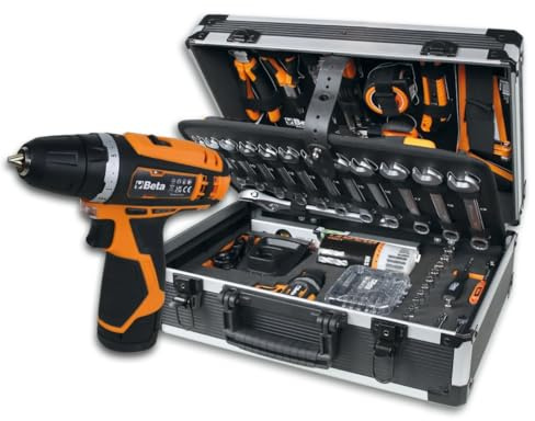 Beta BW 2056E 12V/19P - Valigia con assortimento di 147 utensili per manutenzione generale incluso il nuovo trapano avvitatore 12v