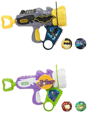 Little Tikes Batman & The Joker Boom Blaster 2 Pack - DC Active Play Toy Blasters, for Boys and Girls Ages 3+ Years