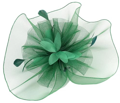 TENDYCOCO Modischer Fascinator für Damen Im Stil Der 50er Jahre Haarreif Fascinator für Abschlussbälle und Bankette für Damen