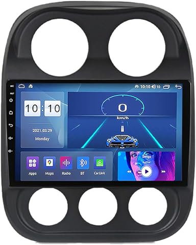 ZGYBDH Android 12.0 Touchscreen Autoradio per J-Eep Compass Patriot 2009-2016 Navigazione GPS Satellitare 10'' Touchscreen Lettore Multimediale Ricevitore FM BT con 4G 5G Wifi SWC DSP Carplay M100S