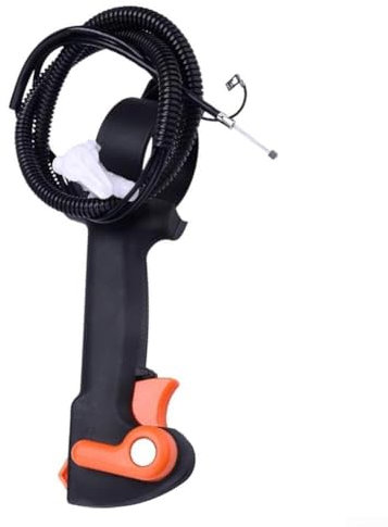 Câble de commande avec interrupteur pour tondeuse à gazon, câble d'accélérateur, levier d'étranglement, kit de poignée de commande à levier pour tondeuses à gazon électriques à essence