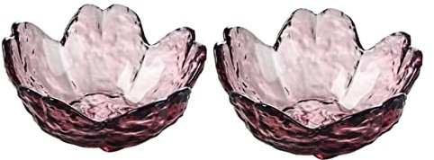 Alipis 2 Pièces Plat à Sauce Verre Bol à Sauce Soja Assiette à Condiments Pour Tremper Des