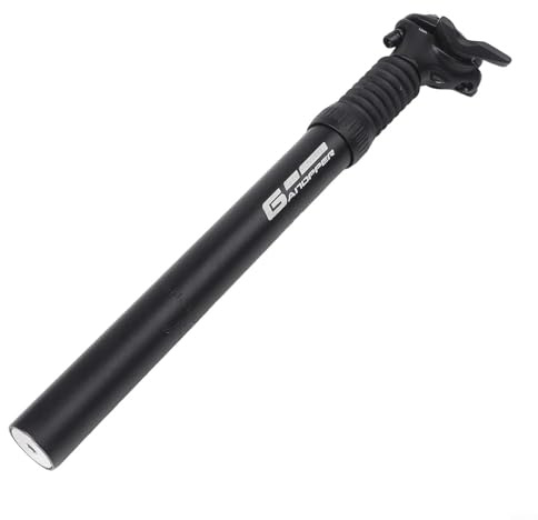 Niceminiwall Reggisella ammortizzante per bicicletta, in lega di alluminio, sistema a molla da 350 mm, diametro multiplo, 25,4-34,9 mm, per mountain bike, assorbe efficacemente le vibrazioni (31,6 mm)