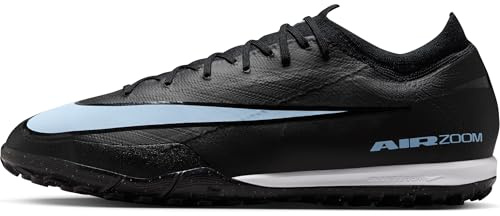 Nike Mercurial Vapor 16 PRO Tf Low-Top Fußballschuh, Scarpe da Calcio Uomo, Nero Ice Blue, 41 EU