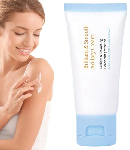 Crema Schiarente per Ascelle, 30 g Crema Deodorante per Ascelle, Schiarente per Cosce Interne Rimuovitore di Odore per Ginocchio Pelle Sensibile Donne Uomini per Vacanze Matrimonio Spiaggia