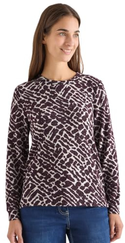 Damen Kuscheliges Print-Shirt
