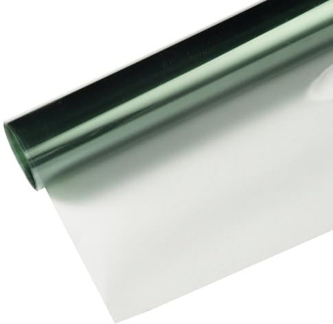 Blueshyhall Auto Tönungsfolie 80% VLT Hell Grün, Solarfolie UV-Schutz Auto Fenster Folie, Autofenster Wärmeschutz Sonnenschutzfolie für Heckscheibe Seitenfenster Innen (50 x 300 cm)