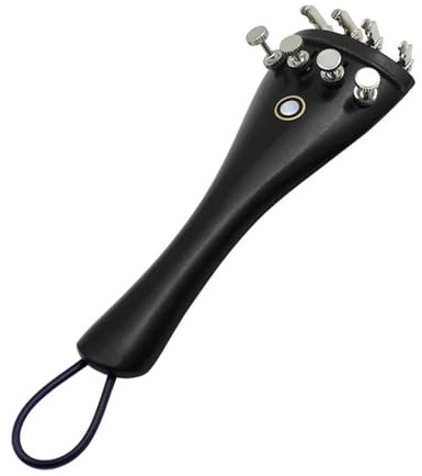 1 Stücke 4/4 Violine Saitenhalter Mit Tuner Nylon Schwanz Gut Teile Zubehör(3/4)
