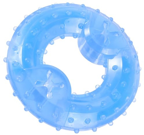 Hemobllo Cooling Dog Chew for Aggressive Chewers – Puppy Teething Chew, Chilled Ice Ring Pet for Summer Cooling and Boredom