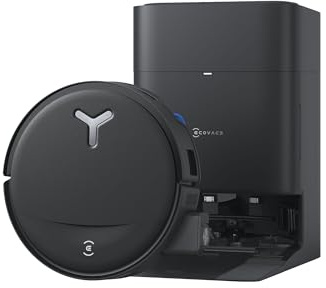 ECOVACS DEEBOT T80S Omni Robot Aspirador y fregona, 24.800 Pa de succión, fregona automática instantánea OZMO Roldweil, trapeador Elevador automático para alfombras y protección contra derrames