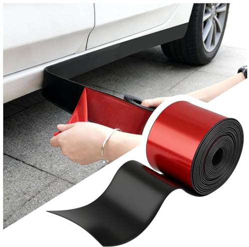 Tryagat Jupes Latérales pour Peugeot 5008 III 2026 2025 2024, Bas de Caisse Flexible Auto Bande Décorative Protection Carrosserie Anti-Rayures Seuil de Porte Caoutchouc