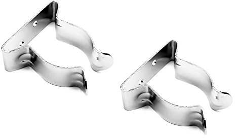 wellenshop 2 x Bootshakenhalter Ø 25-32 mm Schelle Gabel Paddel Rohr Edelstahl