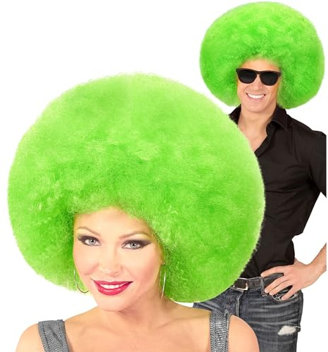 W WIDMANN MILANO Party Fashion - Riesen Lockenperücke | Für Damen und Herren, voluminöser Look für Karneval, 70er und 80er Jahre Partys, Karneval, Halloween