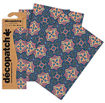 Décopatch C705O 3 Bogen Décopatch Papier 30x40cm
