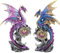 Nemesis Now - Juego de 2 protectores de figuras 15cm, color morado