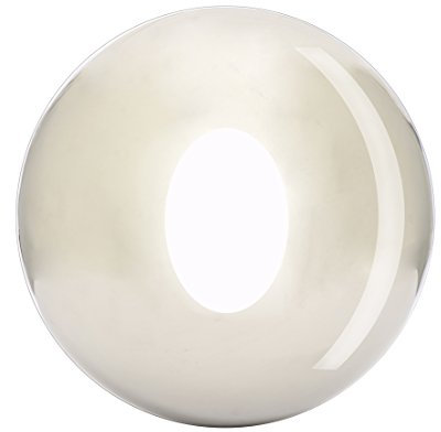 Dehner Edelstahlkugel poliert, Ø 10 cm, Silber
