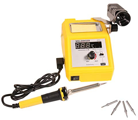 Set WELDINGER LS 48 elektronische Lötstation mit 4 zusätzlichen Lötspitzen 5 Jahre Garantie