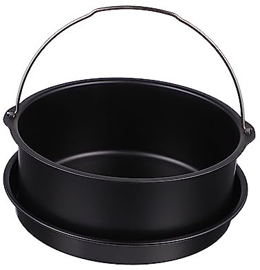 Gatuida Teiliges Air Fryer Zubehör Backform Aus Lebensmittelechtem Carbonstahl Mit Antihaftbeschichteter Oberfläche Hitzebeständig Bis Inklusive Kuchenkorb Und Pizzablech Für Heißluftfritt