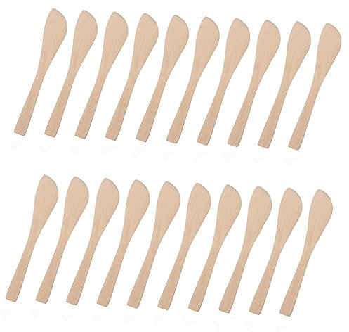 PRETYZOOM 20st Kuchen-zuckerguss-werkzeuge Sandwich-käse Holzkochen Gewürzstreuer Schinken Küchenhilfe Käsestreuer Aus Holz Japanische Butter Hölzern Gelee Schneidemaschine
