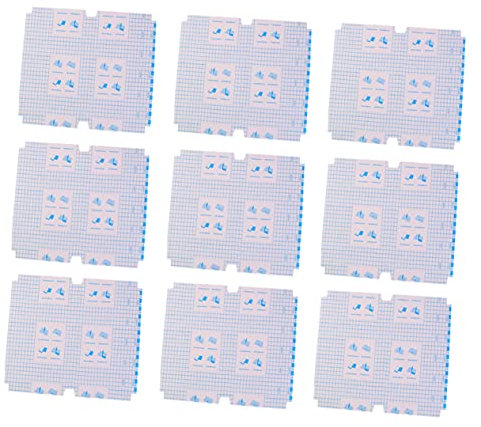 SEWACC 16stücke Teiliges Selbstklebendes Transparent-mattes Und Knitterfrei Flexible Kunststoff-buchumschläge Für Schulbücher Und Dokumente Einfach Anzubringen Und Langlebig
