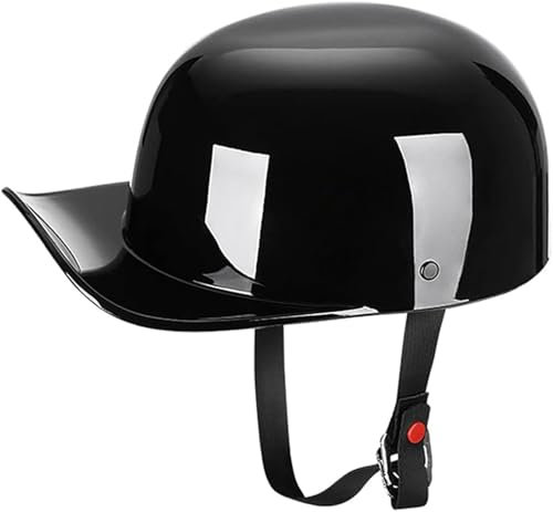 GKCEGHKS Cromwell Caschi Aperto Caschi da Moto Casco Scooter Mezzo Casco da Motociclista Vintage Caschi Casco A Scodella Scooter Motorino ECE Omologato Casco Faccia Aperta retrò
