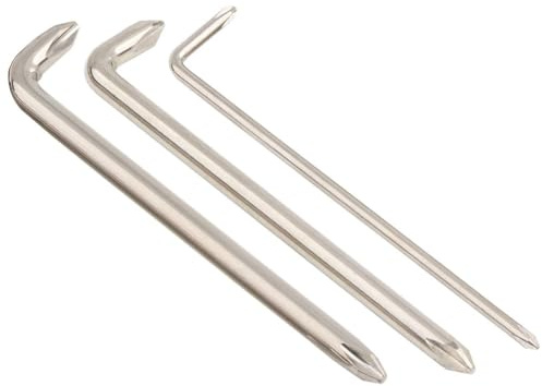 3-teiliges L-förmiges rechtwinkliges Schraubendreher-Set PH0 PH1 PH2 Kreuzschlitzschraubendreher mit 15 mm flachem Winkel-Design für enge Räume