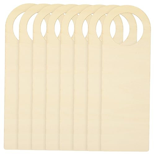 DIYEAH 8stücke Holz Tür Haken Platten Tür Tags Anhänger Kreative Haken Zum Selbermachen Und Bemalen Für Junge Mädchen Und Erwachsene