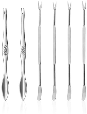 6 Piece Seafood Tools, Stainless Steel Cutlery, Multifunctional Seafood Tools, Shucking Tools, Kitchen Tools