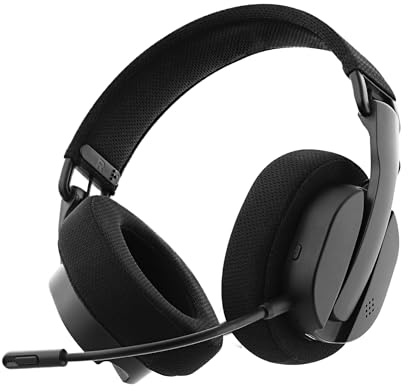 T'nB ACTIV Light - Casque Gaming Bluetooth, sans Fil et Ultra léger | 4 en 1 USB-A, USB-C, Bluetooth et Jack, Micro Détachable, 22 h d'Autonomie, Compatible PC, Xbox, PlayStation, Noir