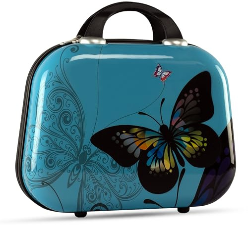 Xonic Kosmetikkoffer Damen – Beauty Case Hartschale für Reisen – Robustes Beautycase Damen mit Tragegriff – Kosmetik Koffer leicht & stabil – Beautycase mit Hartschale