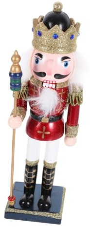 Alipis Adorno De Cascanueces De Navidad Soldado De Madera Cascanueces De Madera para Decoración De Interiores
