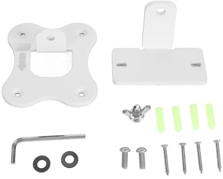 Pilipane Haut-Parleur Mur Support Professional densité Lourde en métal Fort Portant Une Charge de Conception cachée élégante Monture Murale pour Genelec G2 HiFi Conseils de théâtre à (Blanc)